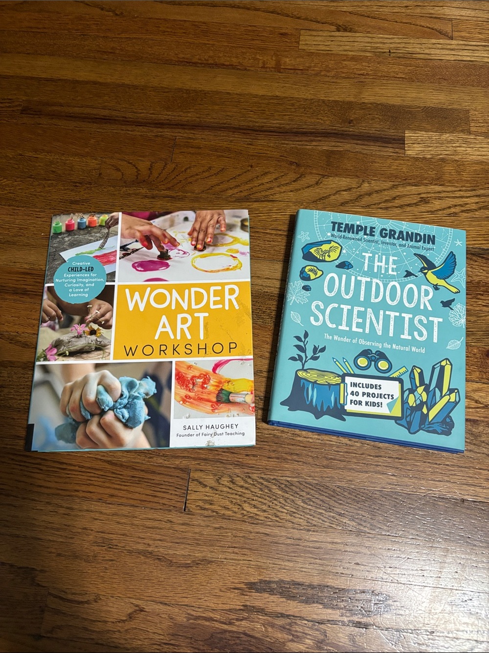 Wonder Art Workshop and The Outdoor Scientist books